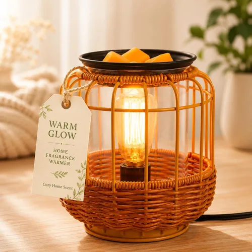 Vista 13 de kobodon Calentador de cera de cerámica para derretir – Calentador de cera eléctrico 3 en 1 - Quemador de velas de fragancia para tartas de cera