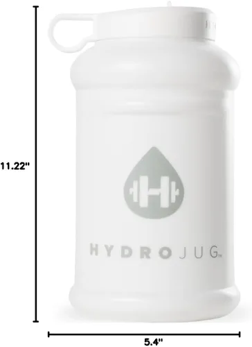 Vista 5 de HydroJug Botella de agua de medio galón de 73 onzas, jarra recargable y reutilizable con asa de transporte, garantía a prueba de fugas, ideal