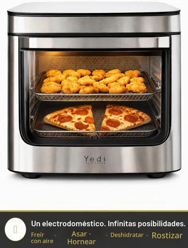 Vista 5 de Yedi PureView - Horno freidora de aire de 12.7 cuartos de galón con ventanas de visión dual
