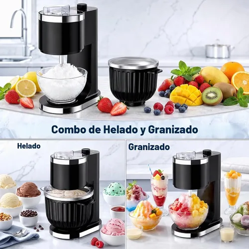 Vista 2 de Máquina para hacer helados y máquina de hielo afeitado, máquina