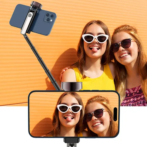 Vista 7 de Selfie Stick - Trípode de aleación de aluminio para selfie stick con soporte de trípode plegable para viajes, rotación de 270 grados, compatible