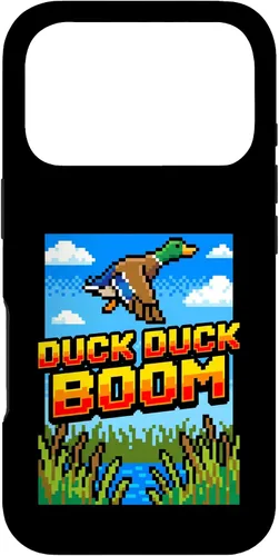 Vista 30 de Funny Duck Hunting Pixel Art Retro Gamer 8-Bit Arcade Boom Caso para iPhone 16