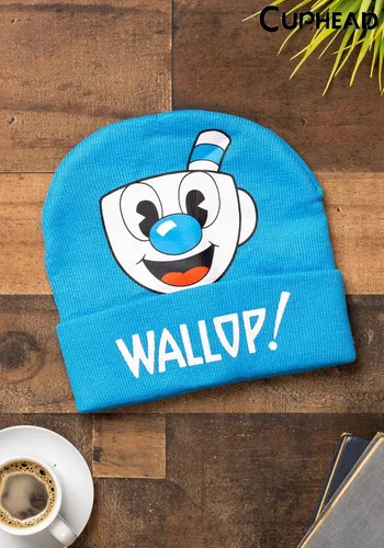 Vista 2 de elope Mugman - Sombrero de invierno de punto con puños doblados