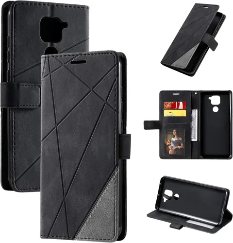 Vista 7 de Funda para Xiaomi Redmi Note 9 Caso,Funda para Xiaomi Redmi Note 9 M2003J15SG M2003J15SS / Redmi 10X 4G M2004J7AC M2003J15SC Funda Flip PU Funda