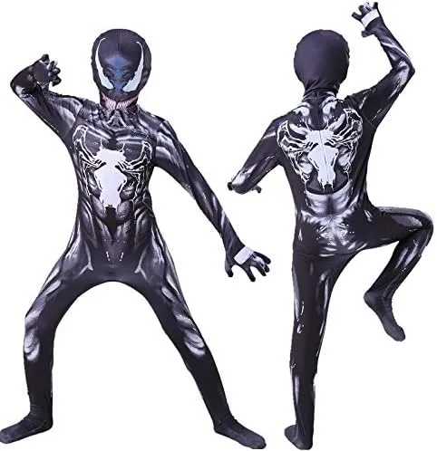 Vista 3 de BLUE UNICORN Kids Halloween Costume Superhero Costume -Suits Kids Superhero Cosplay Costumes