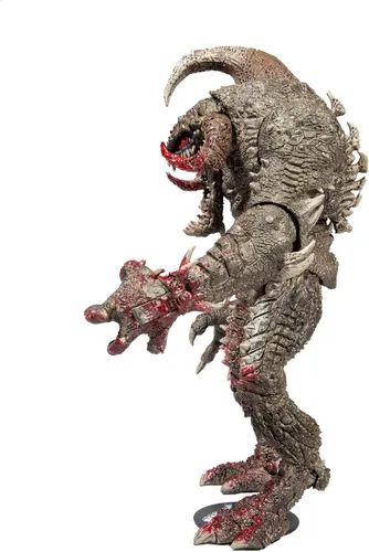 Vista 4 de McFarlane Toys, Spawn Comic Violator (Bloody) Spawn Mega figura con 22 piezas móviles, figura coleccionable de DC con base de soporte
