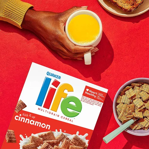 Vista 7 de Life Cereal, canela, caja de 22.3 onzas