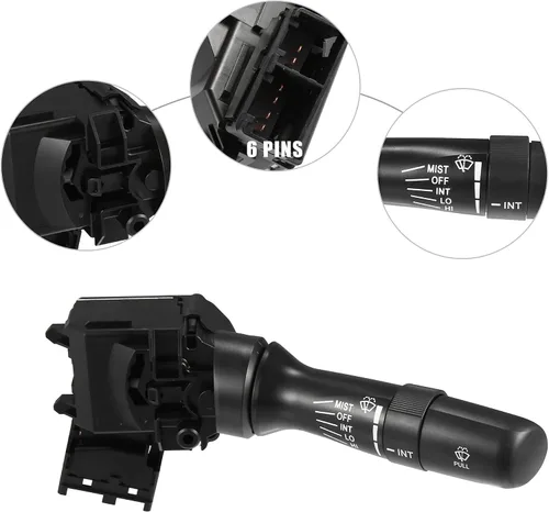 Vista 3 de ACROPIX Interruptor de señal de giro para faros delanteros Interruptor del limpiaparabrisas delantero apto para Toyota Camry 2.4L 2007-2010