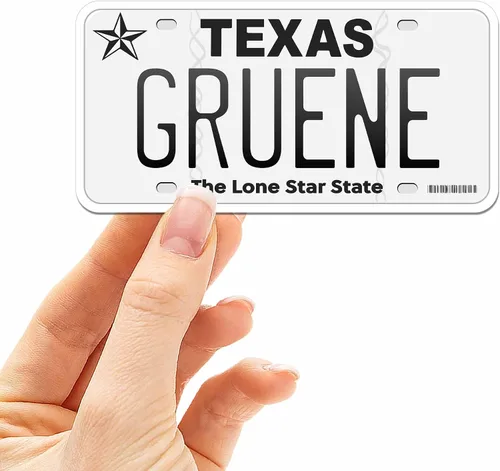 Vista 58 de Calcomanía para placa de matrícula de Texas, elige entre más de 50 ciudades de TX, calcomanía para parachoques de Texas para automóvil, calcomanías