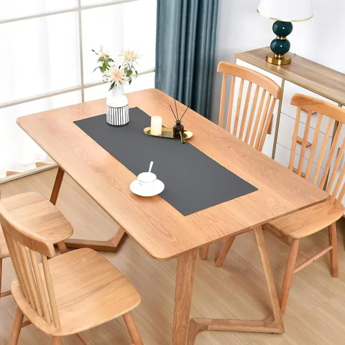 Vista 11 de Camino de Mesa Beige Estilo Granja Caminos de Mesa Pequeños Cortos de 36 Pulgadas Camino de Mesa de Centro para Cómoda Sala de Estar Dormitorio