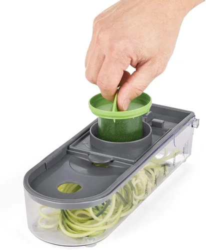 Vista 12 de Prepworks de Progressive Dicer Spiralizer Veggie Chopper, Blanco