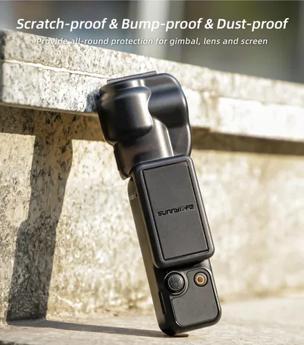 Vista 5 de Funda de pantalla de cardán compatible con DJI OSMO Pocket 3, protector de lente de cámara, funda protectora para Osmo Pocket 3, accesorios de Osmo
