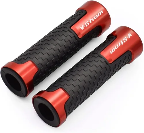 Vista 6 de Juego de manillar de motocicleta de 7/8 pulgadas de goma metálica para Suzuki DL650 DL1000 Vstrom V-Strom 650 1000 1050/1050/xt (color: negro)