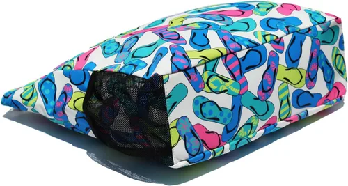 Vista 7 de Bolsa grande de playa resistente al agua, ligera de 20 pulgadas, bolsa grande para mujer, para gimnasio, playa, viajes, piscina, yoga, enfermeras