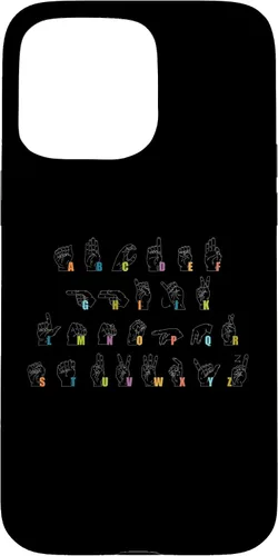 Vista 31 de Sign Language Alphabet Design Case for iPhone 17