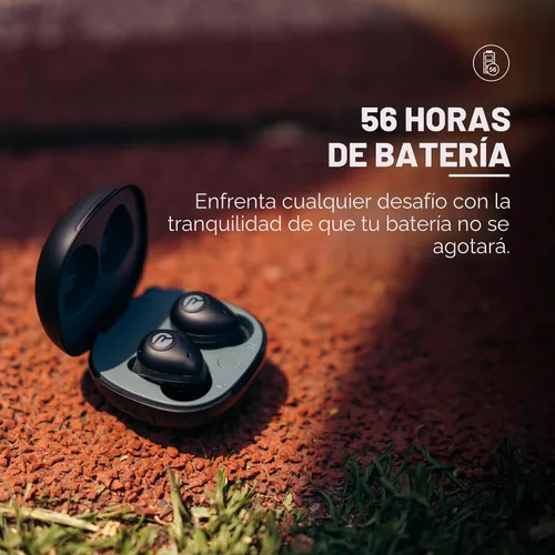 Vista 2 de Raycon Paquete de auriculares inalámbricos Bluetooth 2X (negro y azul) - Micrófono integrado de 56 horas de batería, IPX7 impermeable, cancelación