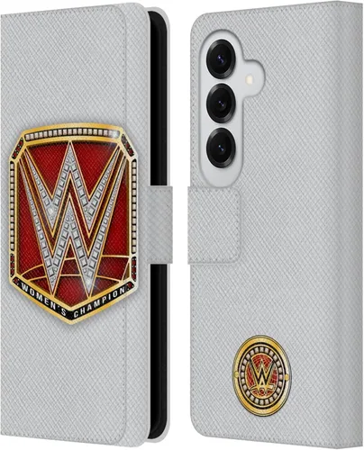 Vista 241 de Head Case Designs Officially Licensed WWE Cruiserweight Champion Title Belts Leather Wallet Case Compatible with Samsung Galaxy A07 4G Campeón