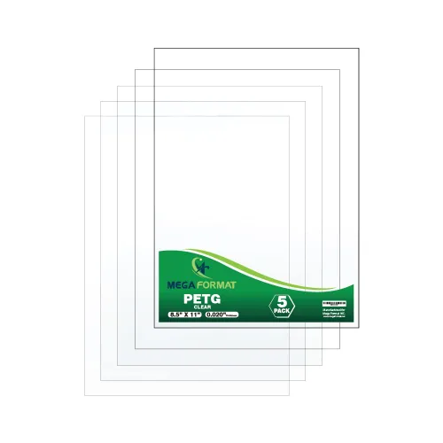 Vista 9 de Hoja de plástico transparente – Hoja de plexiglás transparente Panel de acrílico fino – Hoja de plástico flexible, reemplazo de vidrio para marco