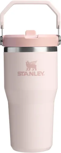 Vista 133 de STANLEY IceFlow 2.0 - Vaso con pajilla abatible con asa, 30 onzas, tapa giratoria y popote abatible, botella de agua a prueba de fugas, acero Tiza