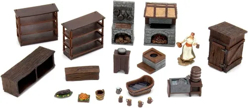 Vista 3 de WizKids Warlock Tiles: Accesorio – Cocina