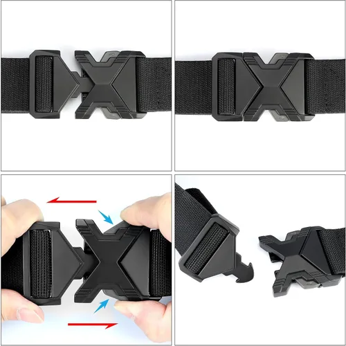 Vista 4 de Cinturón táctico para hombre ajustable militar