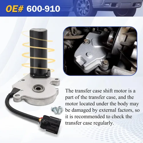 Vista 5 de Motor de codificación de cambio de caja de transferencia 600-910 GM 4WD para 2004-2007 Cadillac Escalade ESV EXT Chevy Avalanche 1500 Silverado 1500