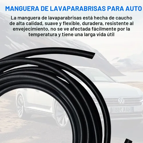 Vista 5 de 13 piezas de manguera de limpiaparabrisas para automóvil de 4M con 12 piezas de conectores de manguera para la mayoría de las mangueras