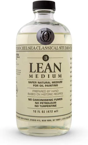 Vista 8 de Chelsea Classical Studio Barniz de retoque de lavanda, utilizado para la protección de obras de arte al óleo y transpirabilidad, botella de 2 onzas