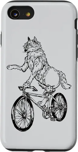 Vista 18 de Wolf Cycling Bicycle Funny Animal Cyclist Biking Bike Case for iPhone 17