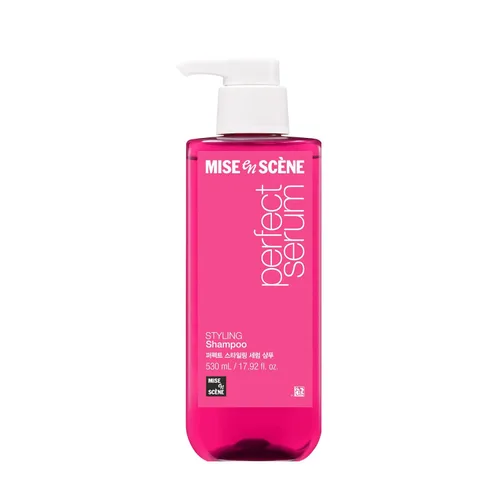 Vista 12 de Mise En Scene Perfect Serum Magic Straight Shampoo Anti-Frizz, protector del calor, efecto alisador de cabello, champú coreano para control