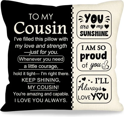 Vista 16 de Fundas de almohada decorativas de 18 x 18 pulgadas con ideas de regalos para familiares y amigos, regalos después de una cirugía, regalo