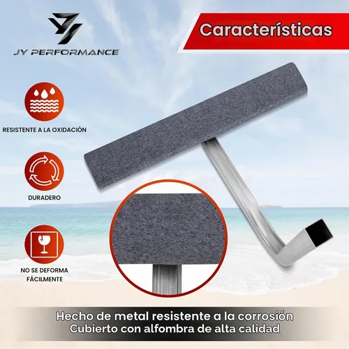 Vista 3 de Literas de guía lateral para remolque de barco, guías alfombradas