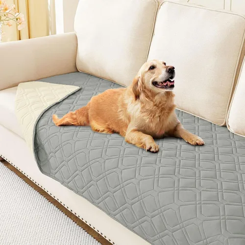 Vista 161 de hyha - Manta impermeable para cama de perro, mantas suaves para mascotas, funda impermeable para sofá para perros, fundas reversibles lavables