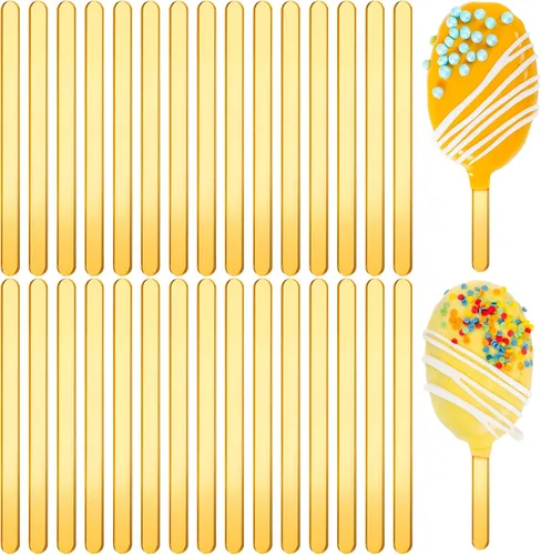 Vista 11 de 30 palitos acrílicos reutilizables para tartas, moldes para tartas, espejos, palitos de helado, molde para tartas para el hogar, pasteles, dulces