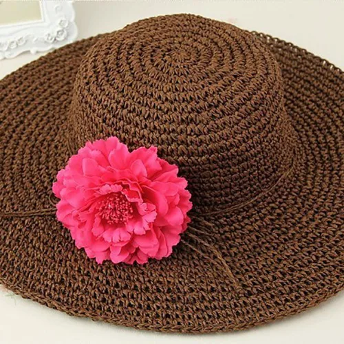 Vista 5 de Broche de flores de peonía bohemio para mujer, broche de flores para viajes, fiestas, festivales PF-11 (negro) (paquete de 1)
