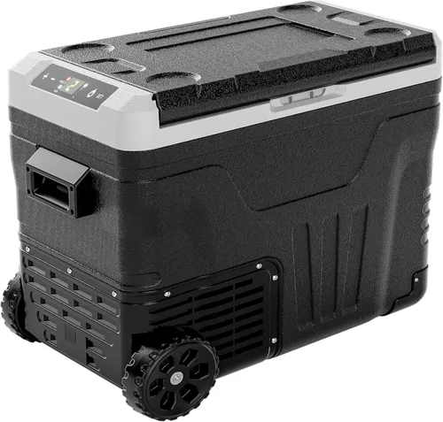 Vista 12 de EUHOMY Refrigerador de 12 voltios, enfriador eléctrico de doble zona de 35 cuartos (33 litros), congelador portátil de 12 V/24 V CC 110-240 V CA