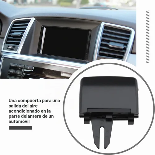 Vista 2 de SING F LTD Clip de salida de aire para automóvil compatible con W166 ML Class/GLE Class/X166 GL Class/GLS Clase Front Row Aire Acondicionado Rejilla