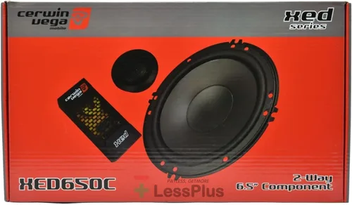 Vista 9 de CERWIN-VEGA! XED650C 6.5" 300W 2-Way Car Audio Componente Altavoces 4Ω