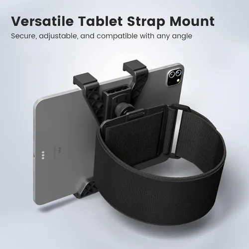 Vista 6 de OHLPRO Pilot Kneeboard para iPad y tabletas de 7 a 11 pulgadas, paquete de 2 correas elásticas mejoradas para un ajuste seguro en el muslo, ángulos
