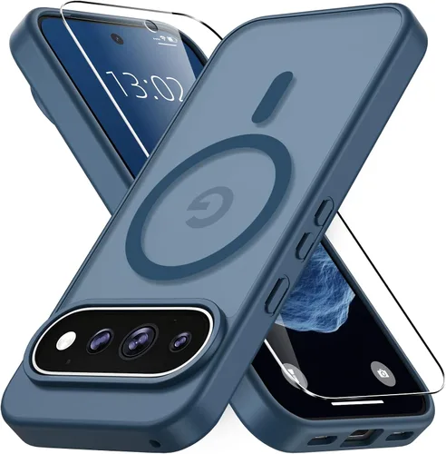 Vista 71 de Vansdon Funda para Samsung Galaxy S24 Plus, S25 Plus, S26 Plus, azul marino