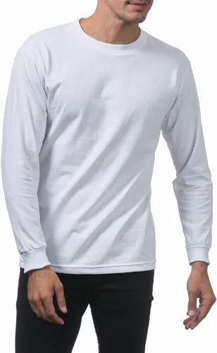 Vista 5 de Pro Club Camiseta de manga larga de algodón cómodo para hombre