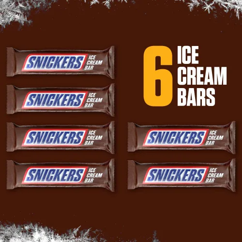 Vista 4 de Snickers, Barras de helado, 6 unidades (congeladas)