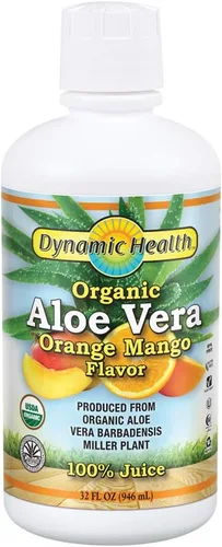 Vista 7 de Dynamic Health Mezcla de graviola, mangostán, nopal y aloe, 100% orgánico, sin aditivos, soporte del sistema inmunológico, antioxidante, vegano, sin