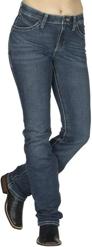 Vista 3 de Wrangler - Jeans Premium Patch Mae para mujer, ajuste por encima de la cadera