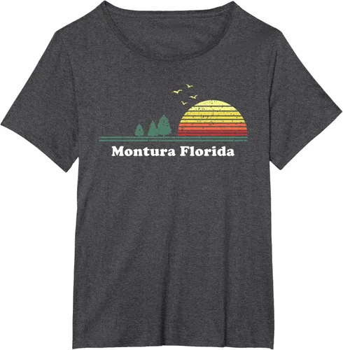 Vista 6 de Vintage Montura, Florida Sunset - Camiseta con impresión de recuerdo
