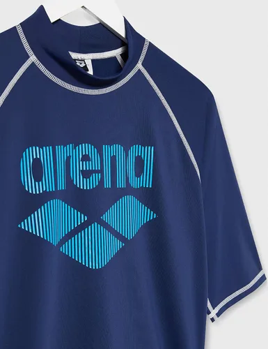 Vista 2 de Arena Men's Short Sleeves Rash Vest, Swim Shirt with Uv Sun Protetion