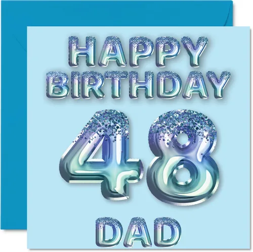 Vista 38 de Stuff4 Tarjeta de primer cumpleaños para niños, globo de fiesta con purpurina azul, tarjetas de feliz cumpleaños para niño de 1 año, nieto, hijo, 57