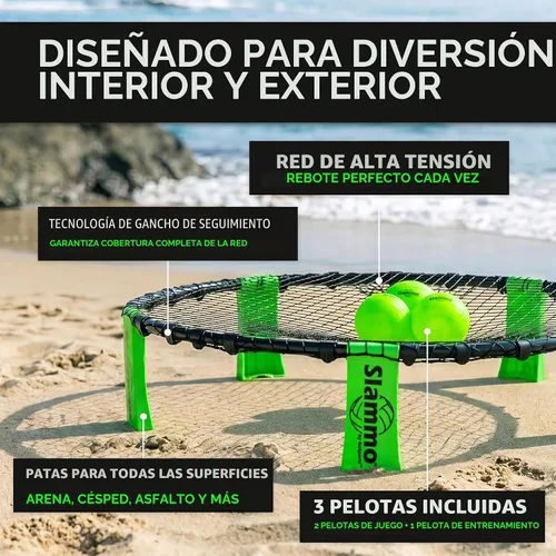 Vista 5 de Set de juego Gosports Slammo (Incluye 3 pelotas, funda de transporte y normas).