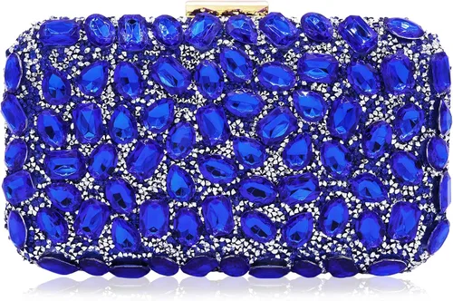 Vista 10 de Milisente Clutch Purses For Women Crystal Clutches Evening Bags Gemstone Clutch Purse For Wedding Formal