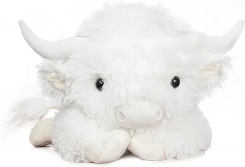 Vista 11 de WDXDSOB Animales de Peluche de Vaca Highland con Peso 4.2 Libras Peluche de Vaca Highland con Peso para Niños y Adultos Almohada de Juguete
